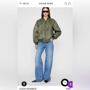 Brand New - Anine Bing Leon Bomber XS